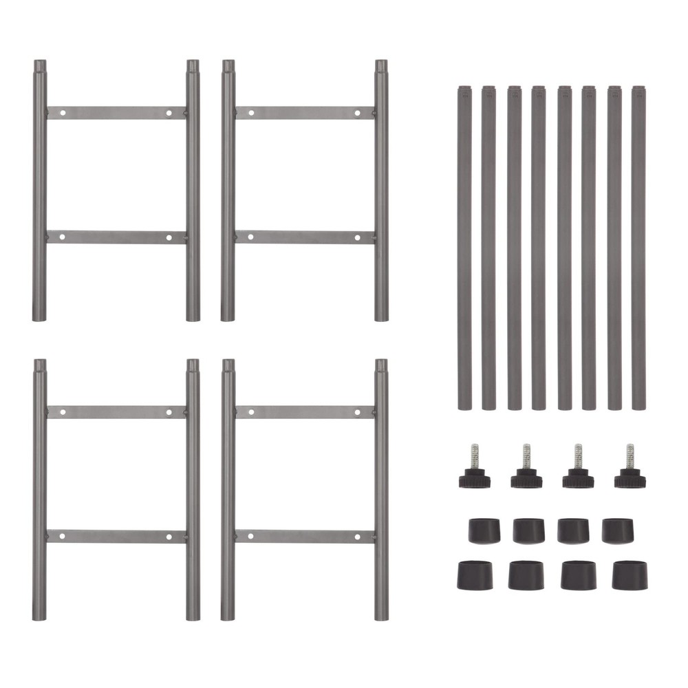 STORAGE MANIAC Expandable Shoe Rack, 16 Pairs Stackable Small Shoe Rack, Meta...