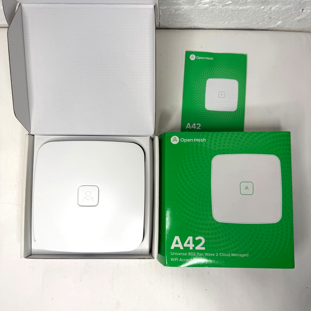 Open Mesh A42 802.11ac Cloud Managed WiFi Access Point /w Mount Bracket New
