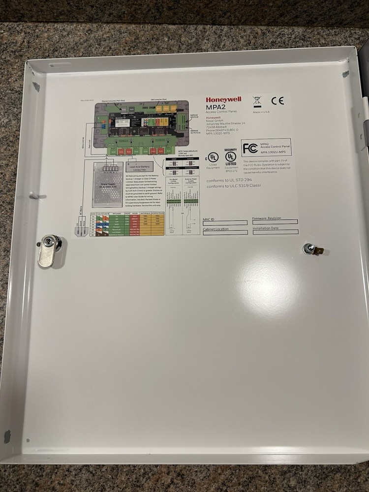 👍 Honeywell Maxpro Access MPA2 Door Access Control Panel Box 2 Door Controller