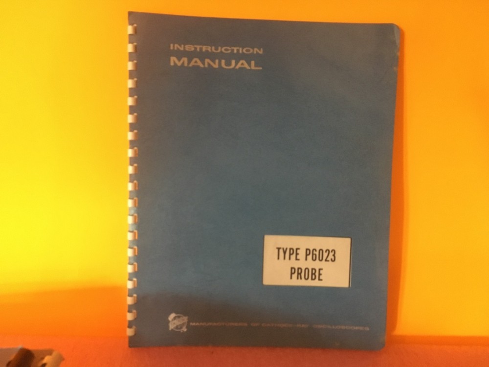 Tektronix 070-294  Type P6023 Probe
