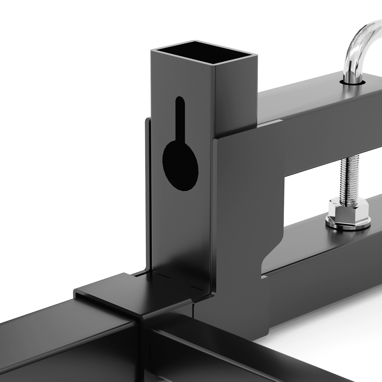 60" Clamp on Pallet Forks 4500lbs for Loader Bucket Tractor with Adjustable Bar