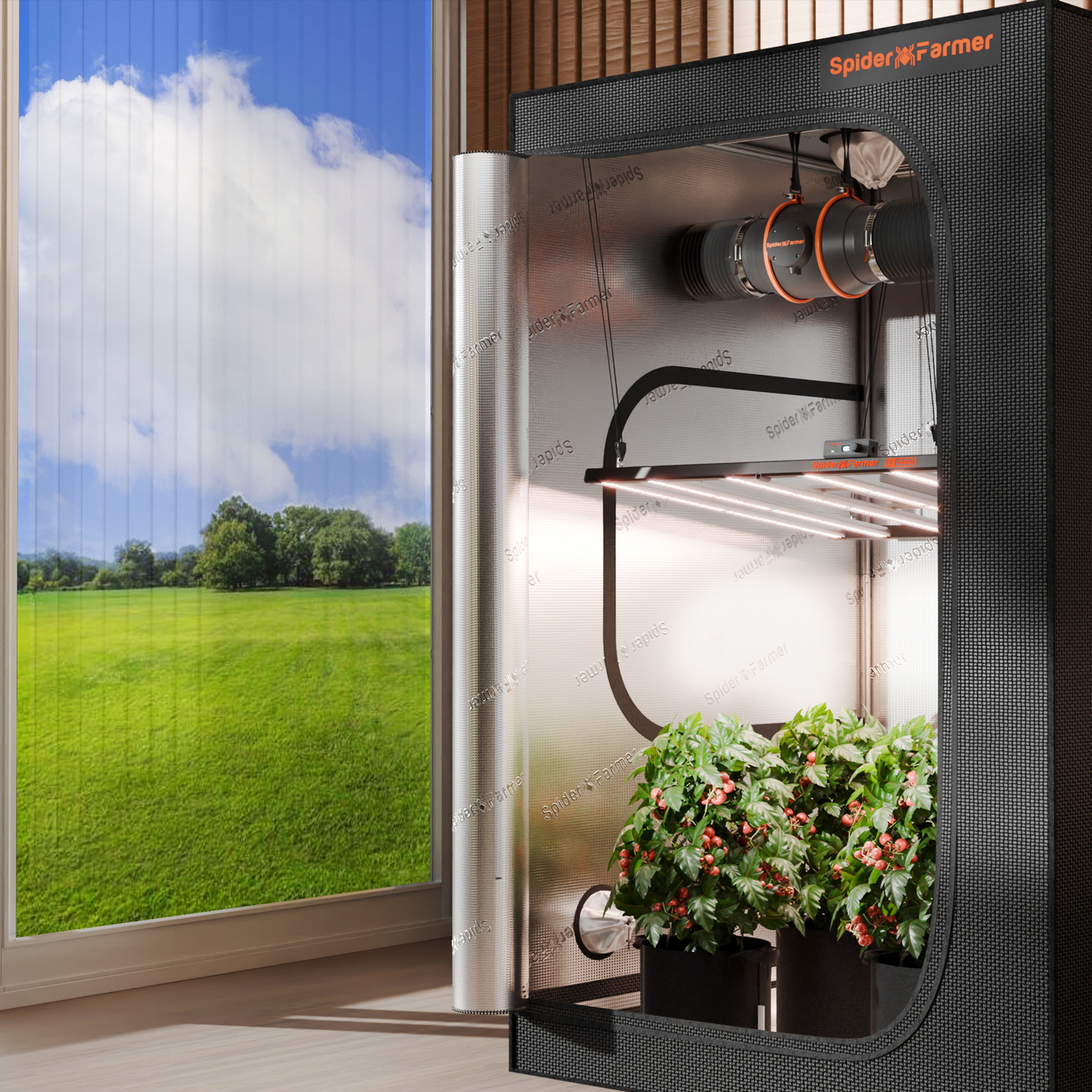 Spider Farmer G5000 LED Grow Light Full Spectrum for Veg Flower