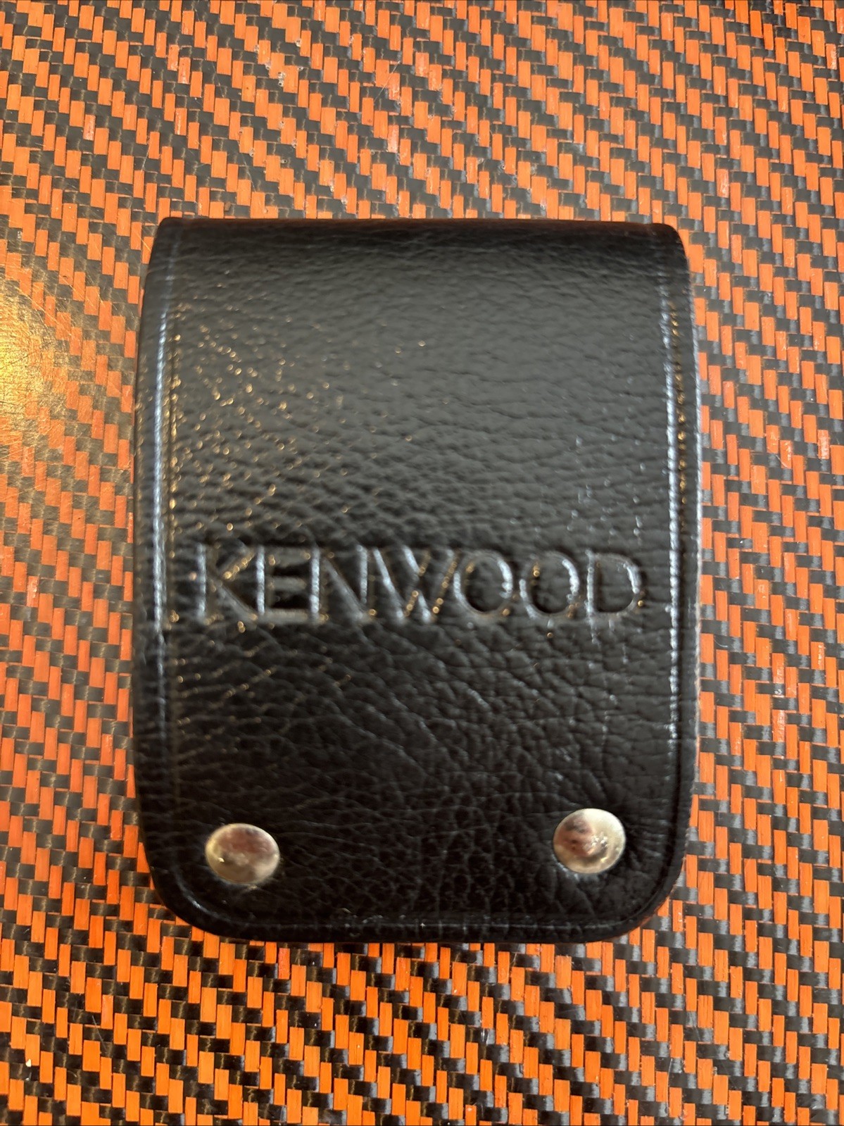 VTG Kenwood leather 2 Way Radio holster made in USA Detachable