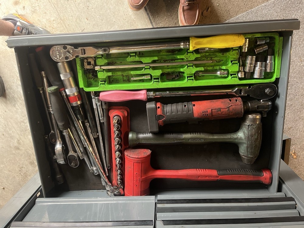 Snap On Tool Box And Us General Roll Cart