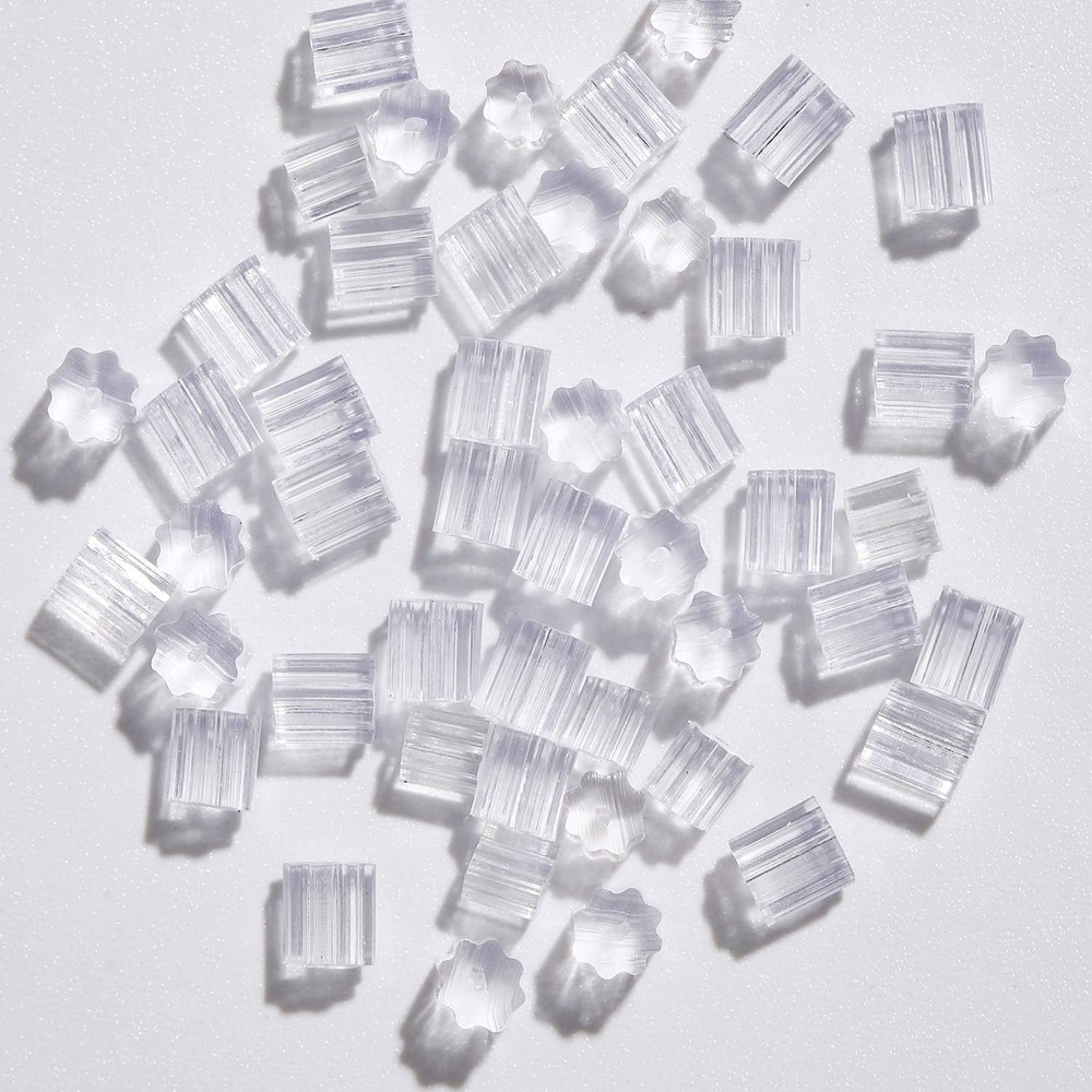 Silicone Earring Backs, 200PCS Soft Clear Earring Backing Replacement Stoppers f
