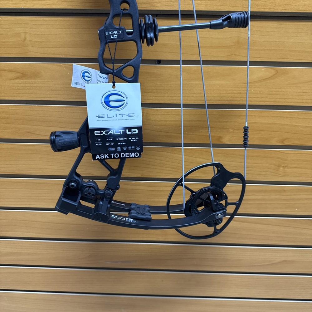 Item 3814 - Elite Archery Compound Bow - Exalt LD - RH - Black