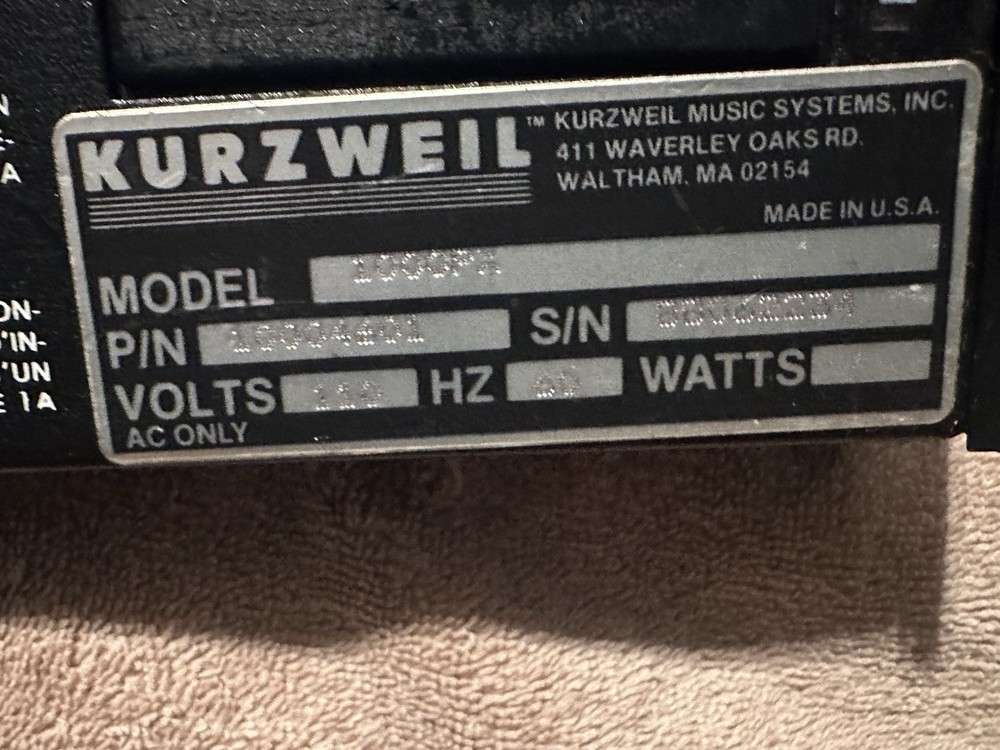 Kurzweil 1000PX Professional Expander good condition