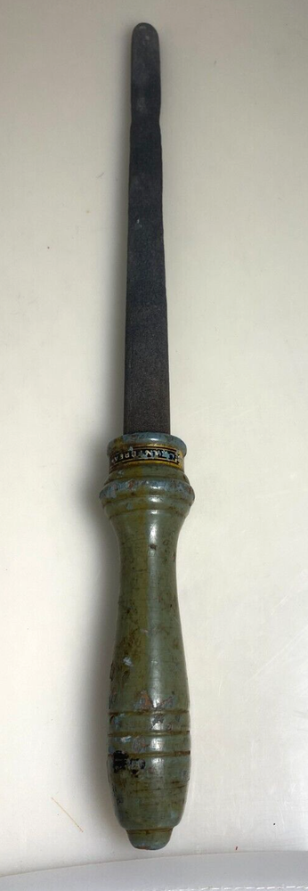 Vintage Norton Abrasive KANTBREAK Knife Sharpening Stone Tool Rustic Kitchen