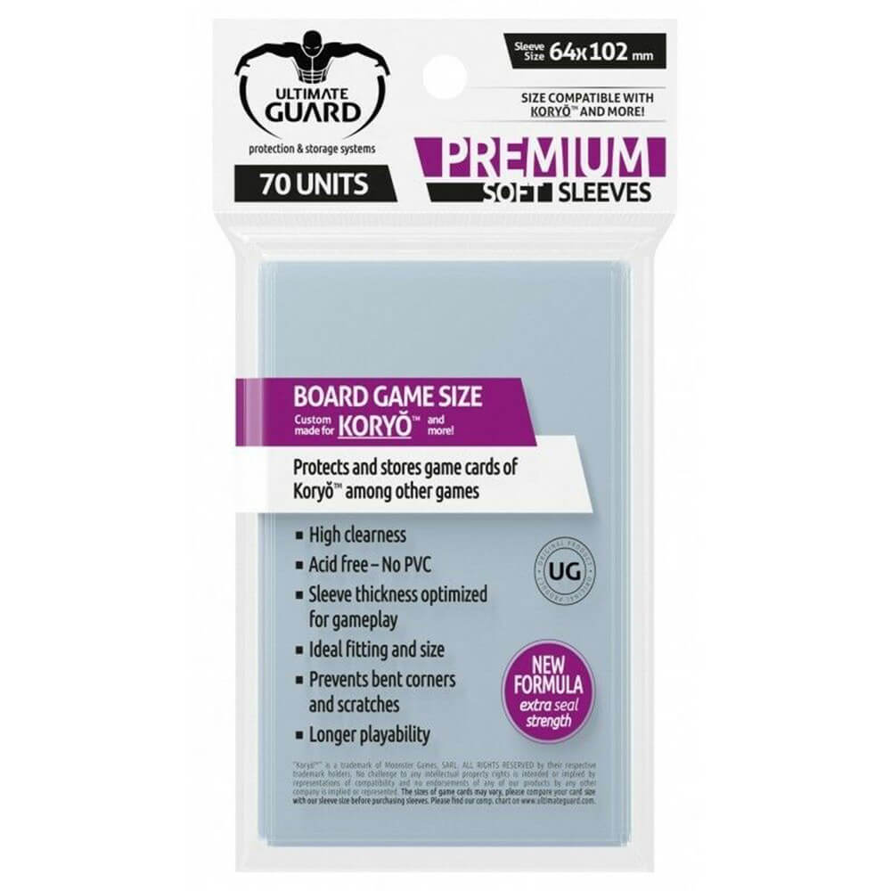 Ultimate Guard Premium High Clearness Extra Durable Board Game Soft Sleeves