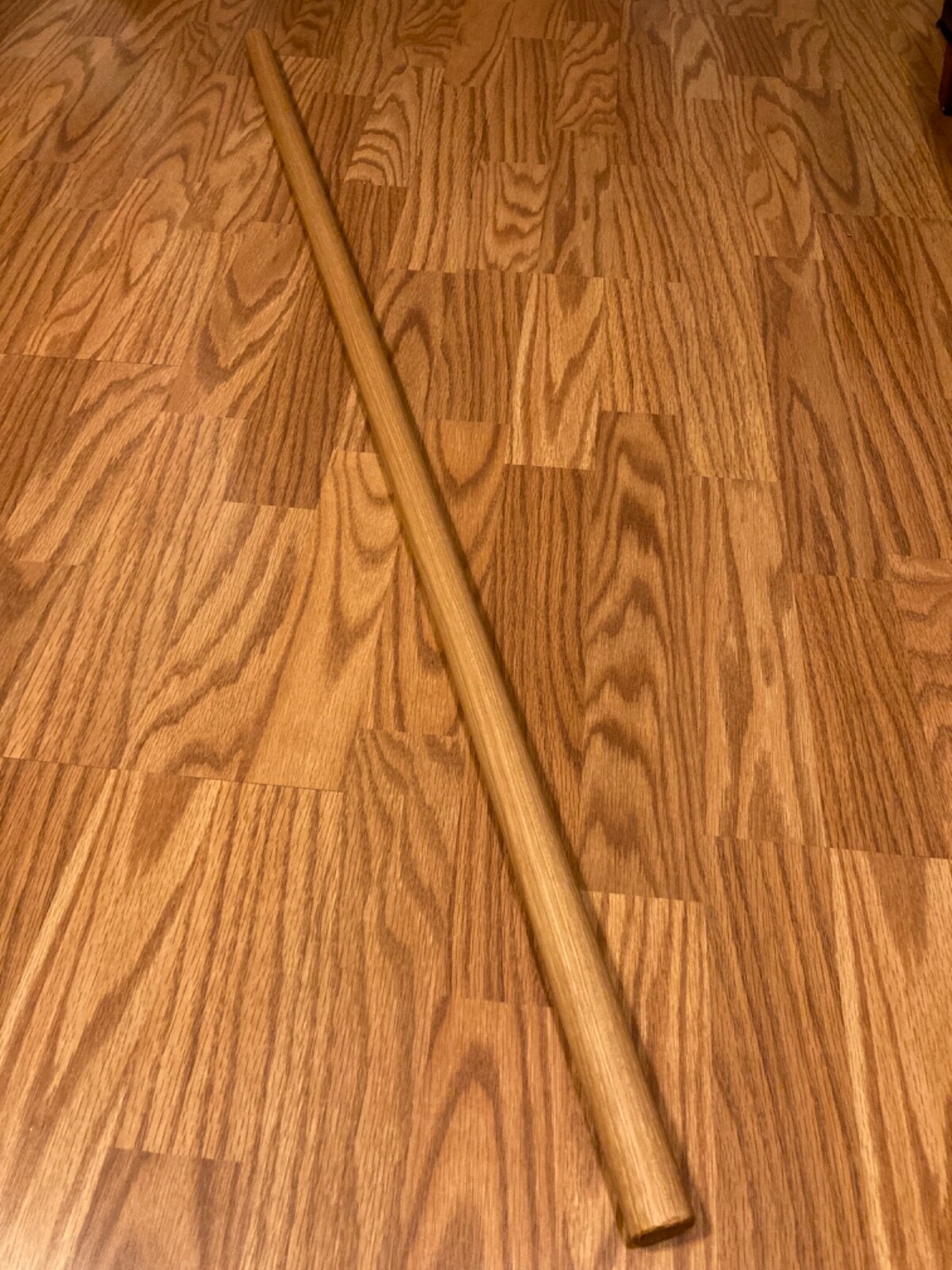 Jo (American Hickory Staff) 1-1/8" Dia. 50” Long, Hand Finished