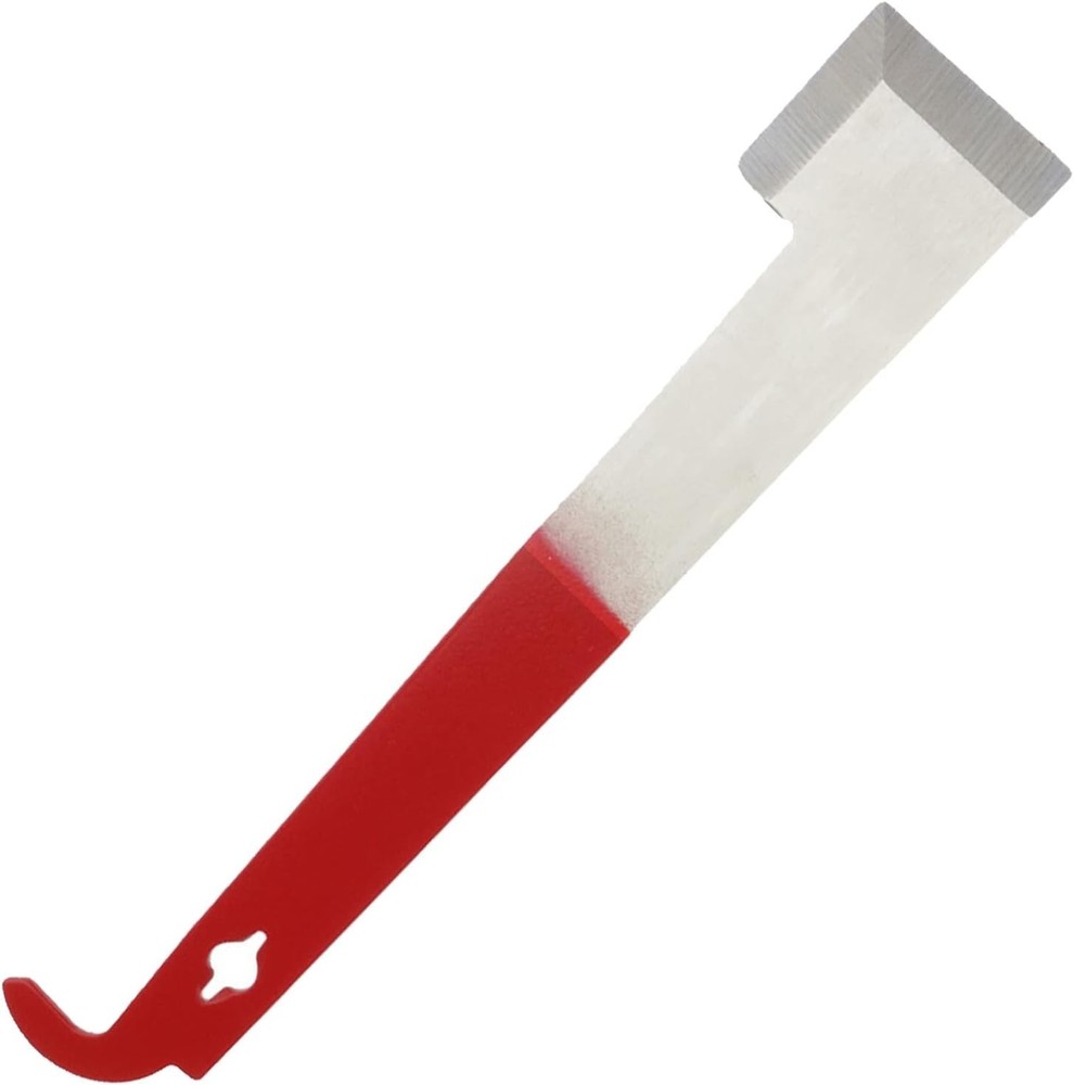 Durable Steel Beekeeping Hive Tool: J Hook for Easy Frame Lifting & Scraping