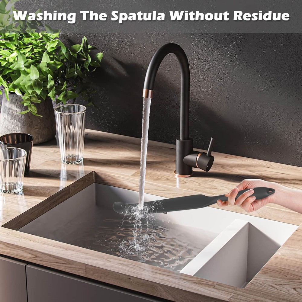 Silicone Blender Spatula, Slim Blade Scraper Accessory Designed for Vitamix