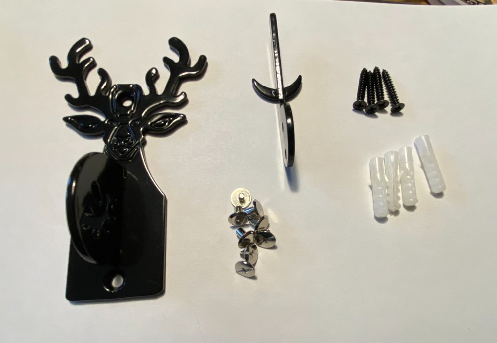 SKULL HOOKER ADJUSTABLE BIG HOOKER, GAME / TROPHY SKULL MOUNT (3) PCS