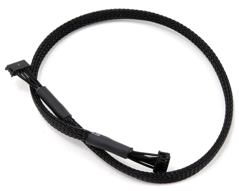 PTK-2109 BRAIDED BRUSHLESS MOTOR SENSOR WIRE 300MM BLACK