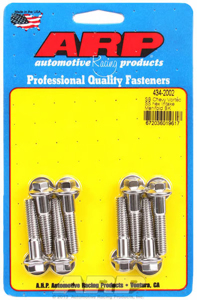 ARP 434-2002 Stainless Hex Head Intake Manifold Bolt Kit