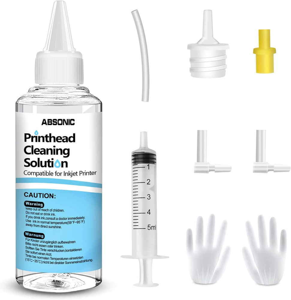 Printer Cleaning Kit for Epson, Printhead Cleaning Kit for HP, Inkjet Printer He