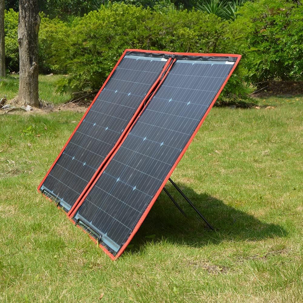 Adjustable Tilt Solar Panel Bracket – Portable Stainless Steel Stand for Foldabl