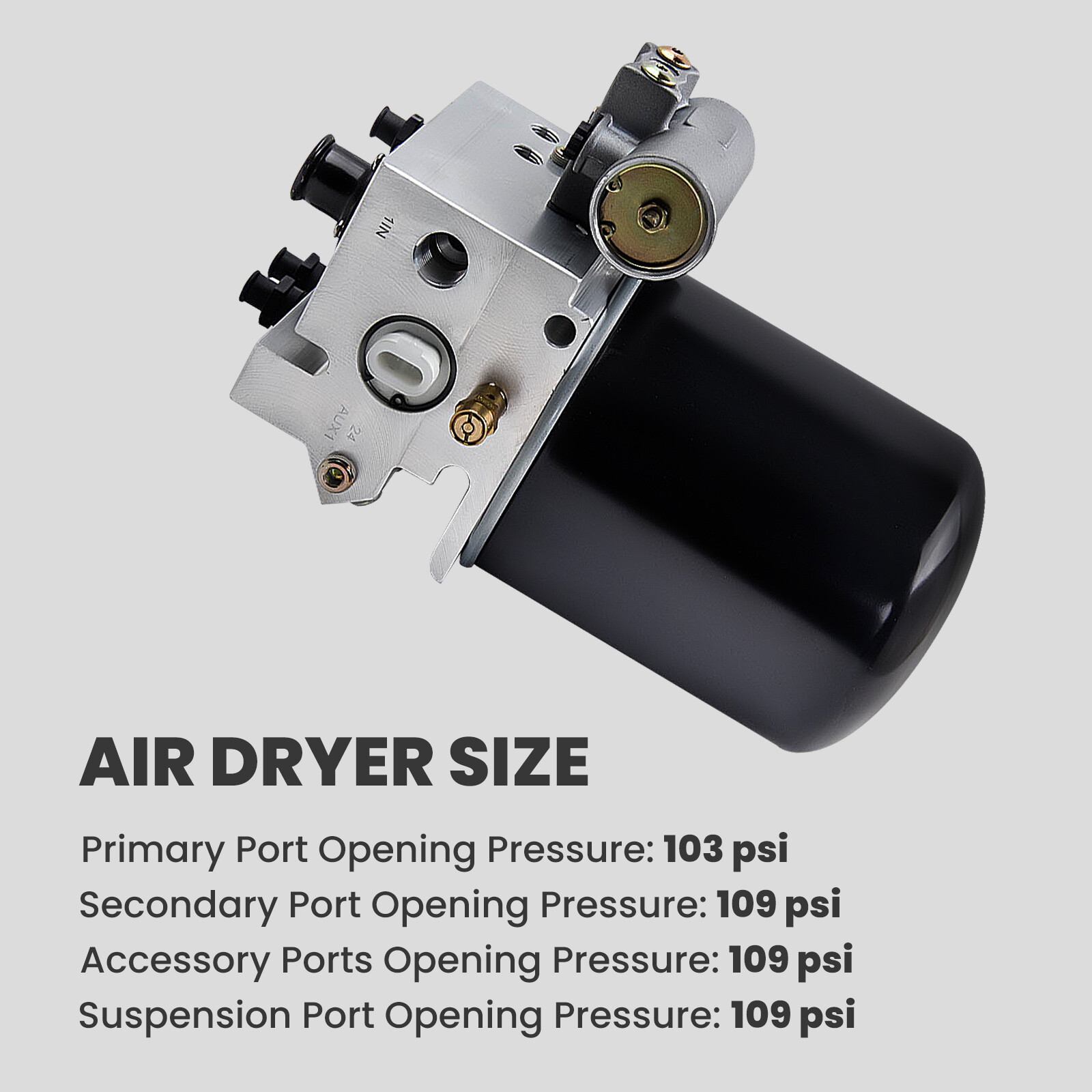 Air Dryer Extended Purge Replaces for Volvo for Bendix 801266, 5010696X, 5004050