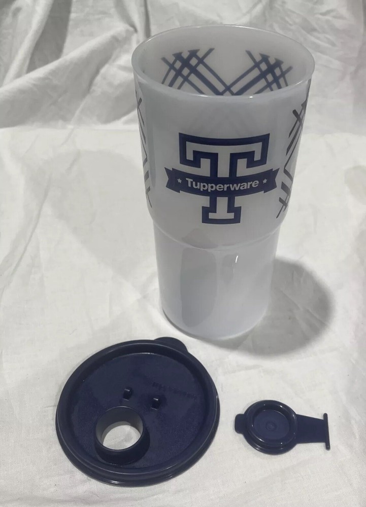 Tupperware Plaid Tumbler