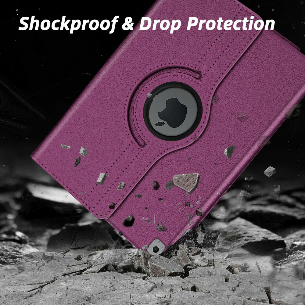For iPad 10.2 inch 7th 8th 9th Case 360° Rotating Shockproof Smart Cover