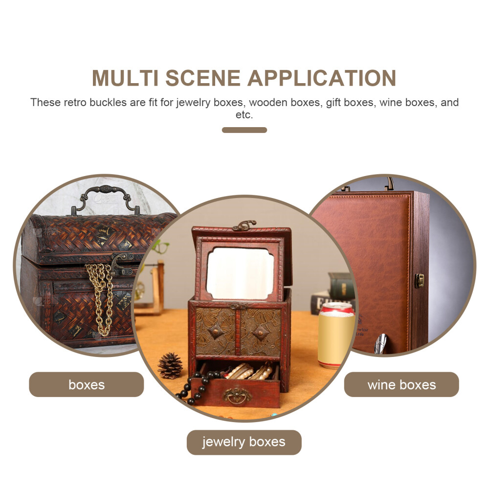 Combination Lock for Locker Antique Tool Box Vintage Padlock