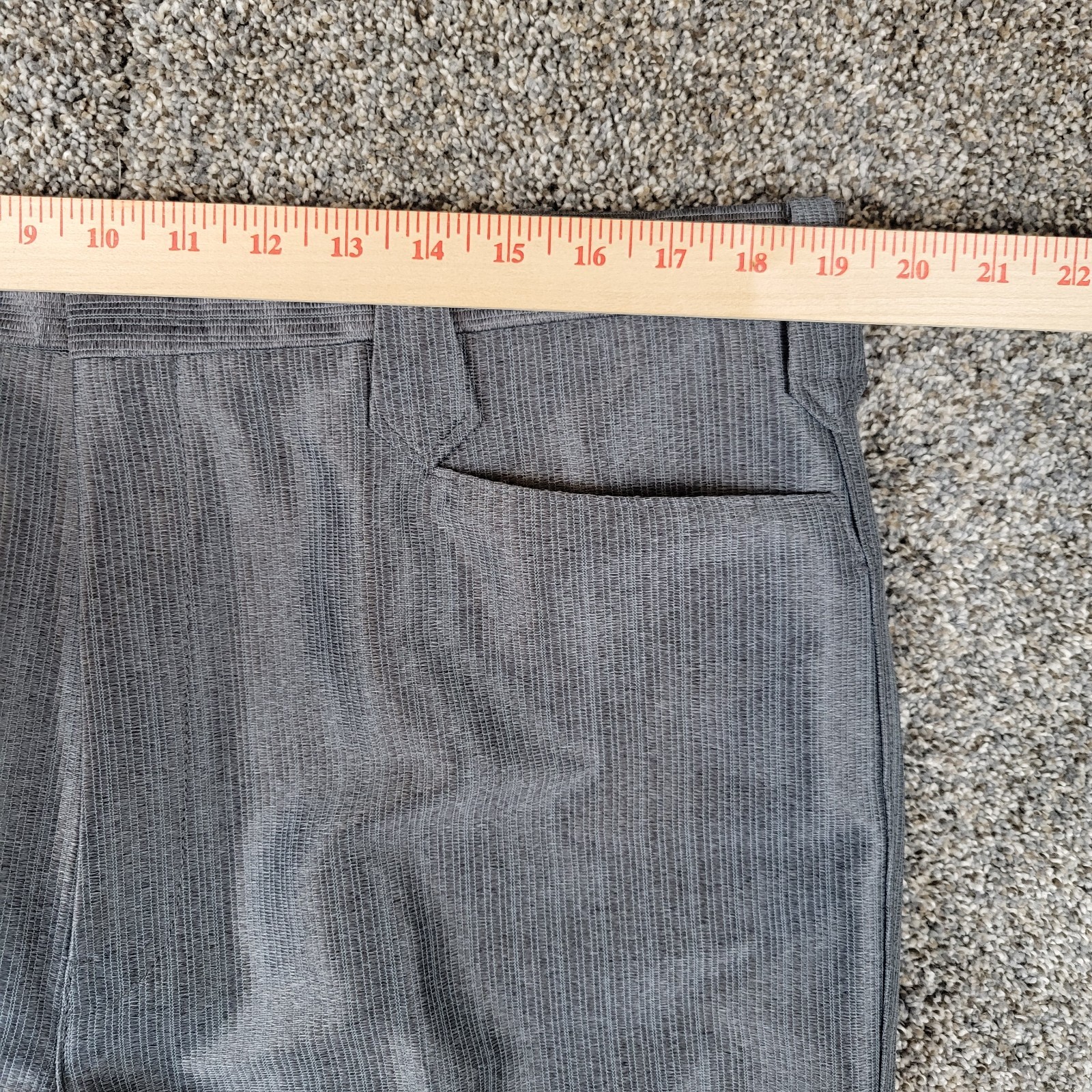 Vintage Pagano West Dress Pants Mens 40 Gray Westerner Swedish Wrap Unhemmed NWT