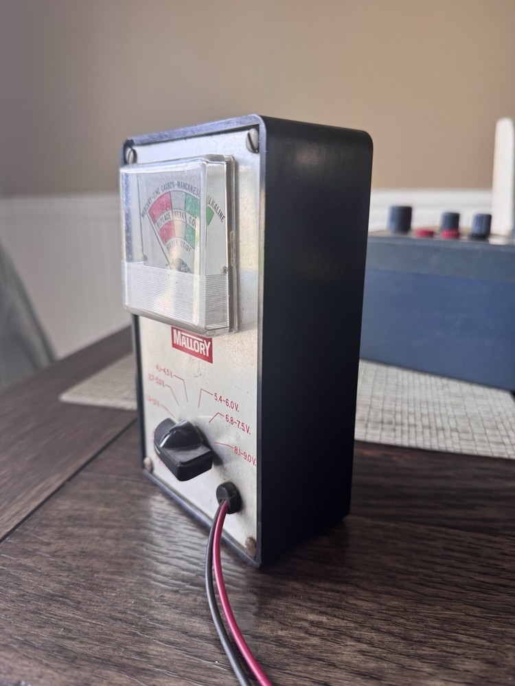 Vintage Mallory Battery Tester – Tested & Working