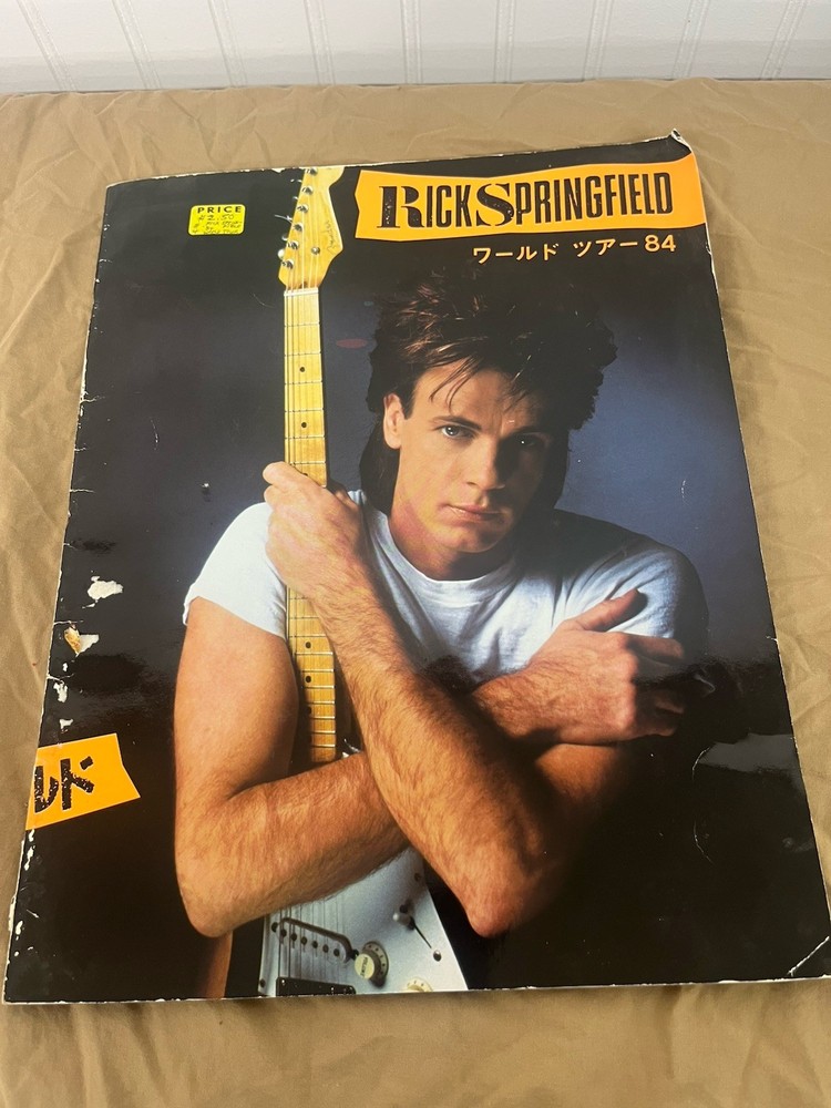 Rick Springfield World Tour 84 Tour Book