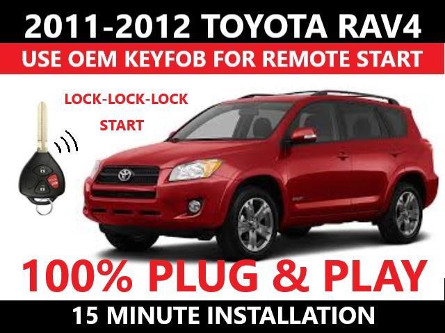 Plug & Play Remote Start 2010-2012 Toyota RAV4 G-KEY