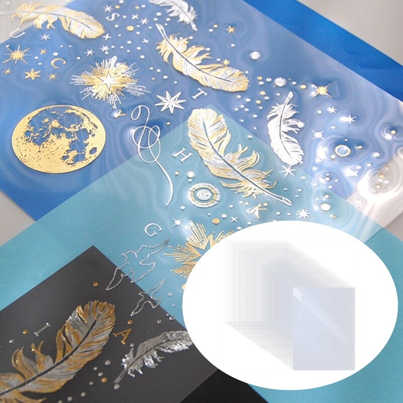 60Pieces Convenient Clear Document Sleeves Perfect For Office And School Use