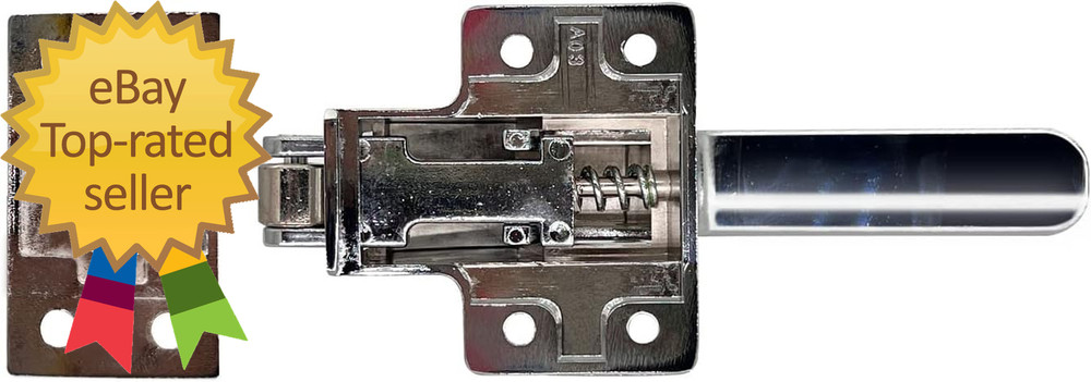 Adjustable Latch Spring Loaded Walk in Freezer Cooler Door Handle Grip
