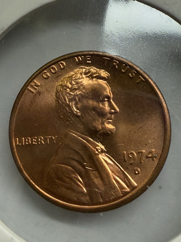 1974 D Lincoln Penny , P582