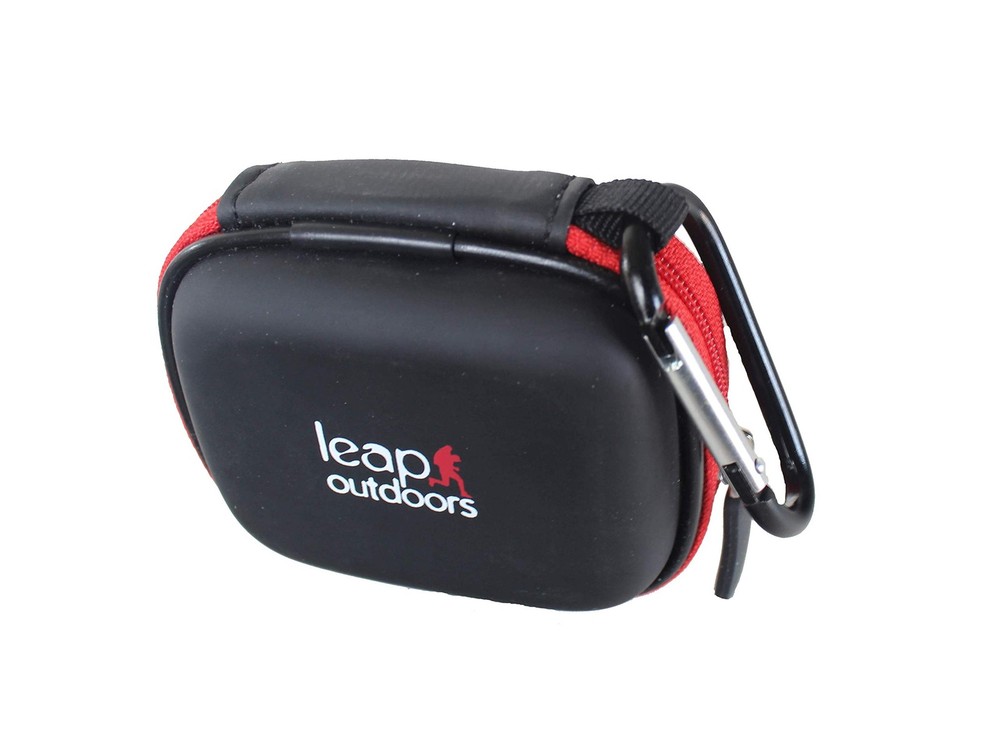 Leap Outdoors Weather-Resistant Protective SD Memory Card Storage Case Red