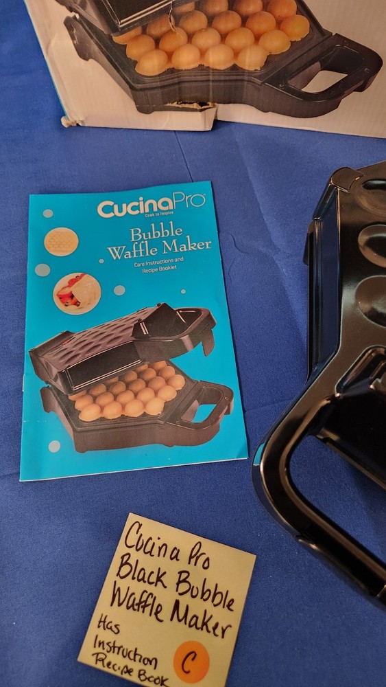 Cucina Pro Bubble Waffle Maker – Open Box, Fully Tested *you're welcome