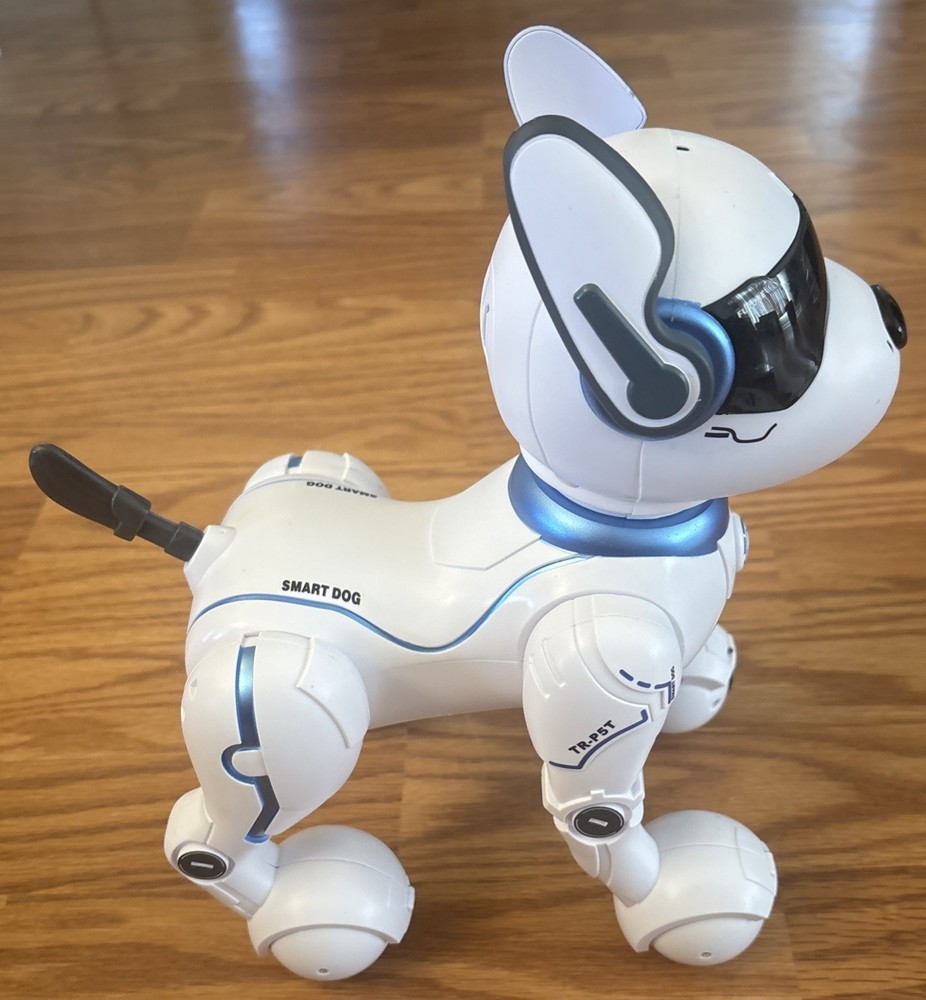 Interactive Programable Smart Robot Dog Rechargeable Voice Guard Mode Imitation