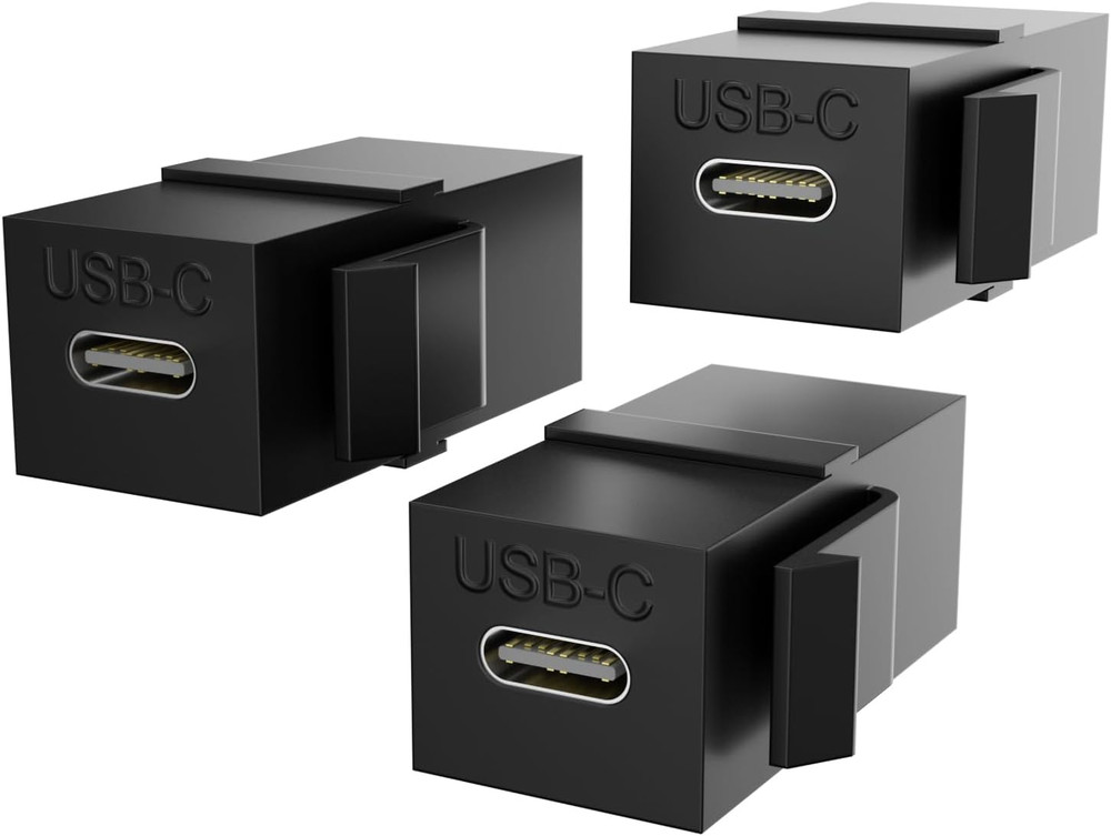 USB C Keystone, USB C Keystone Jack Insert Adapters Female to Female Inserts Con