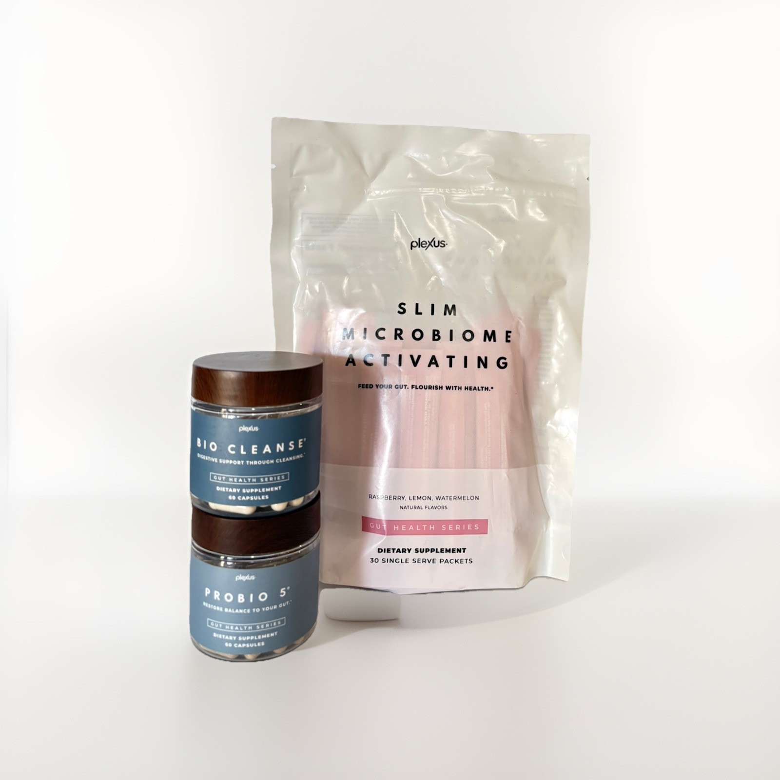 Plexus Slim Microbiome Activating 30 Packets Triplex ProBio 5 Bio Cleanse Raspbe
