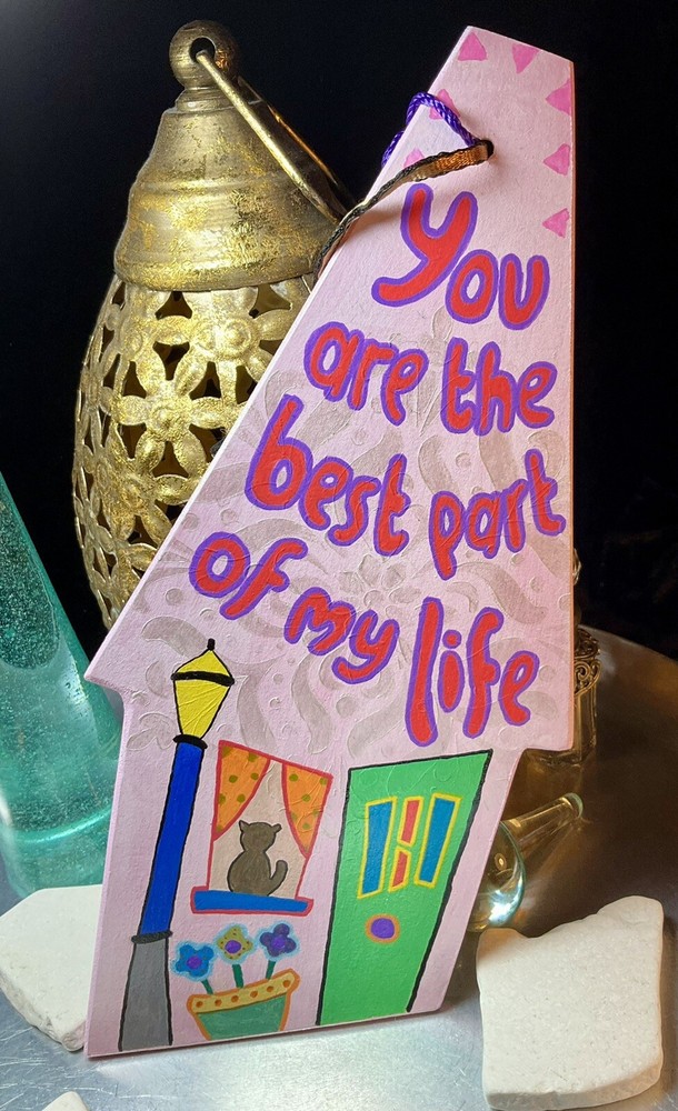 Wooden Hand crafted/Hand Painted Love, Keepsake message board Gift Pack