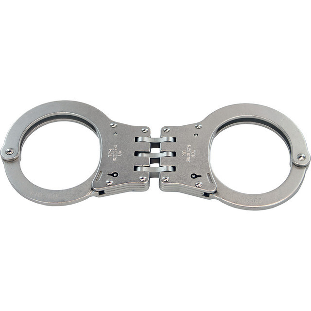 Professional Police Handcuffs Hinged Double Lock Pro-Cuff Speedcuff Quickcuff