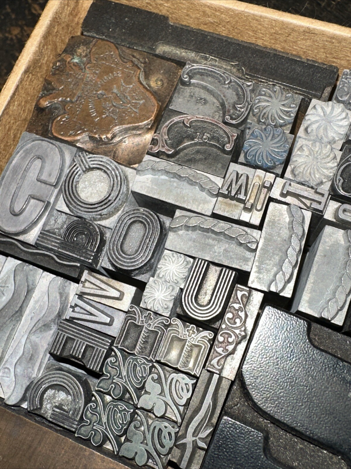 Printing Blocks Ornamentals Borders Dingbats. Wonderful Variety!! #54 Beautiful!