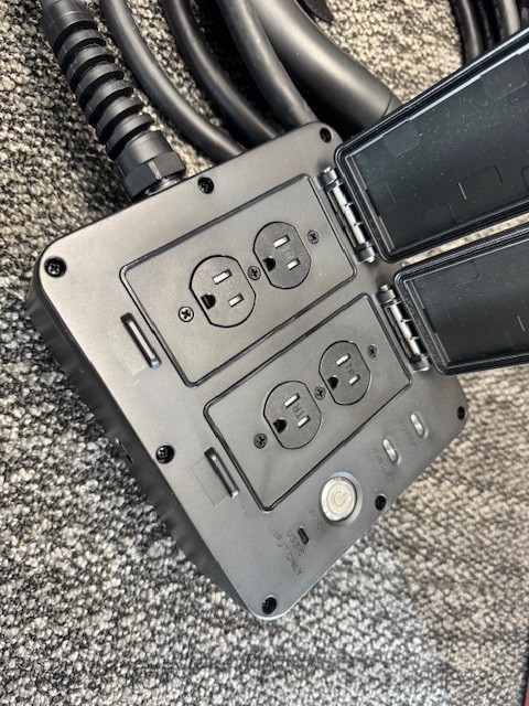 Genuine JEEP WRANGLER 4XE Ev Charger Power Panel BOX & Cord 68522775AD OEM 2024