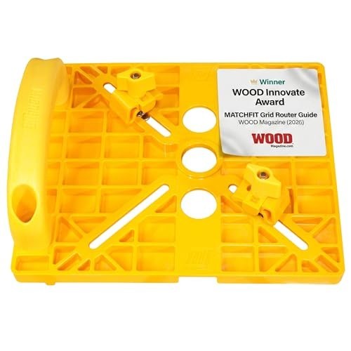 Precision Router Guide for Woodworking, Dovetail Track System, Easy Setup, Self-