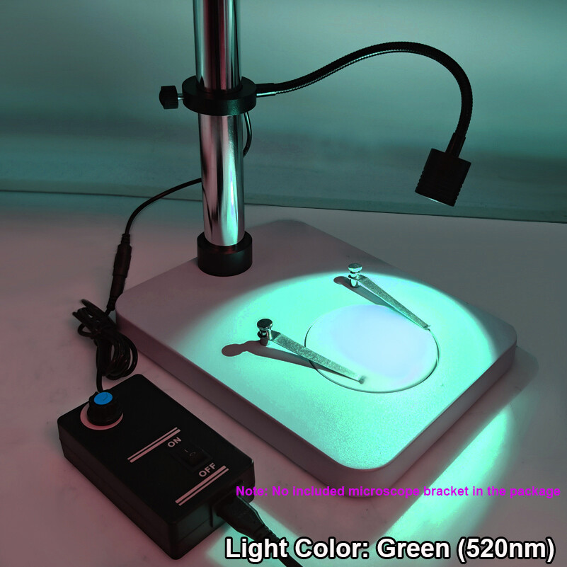 3W Gooseneck Single LED Light Illuminator Lamp For Industry Microscope Camera