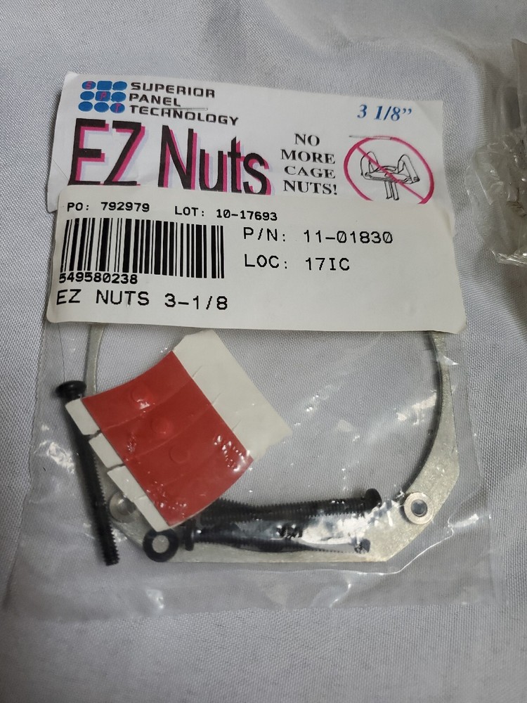 Superior Panel Technology Easy Nuts 2-1/4” bezel backing New