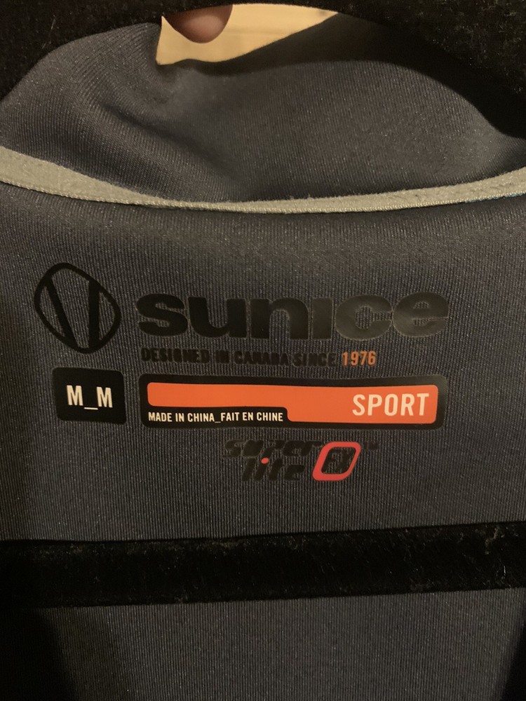 SUNICE SPORT Super Lite Cycling PULLOVER LONGSLEEVE Mens Medium Blue