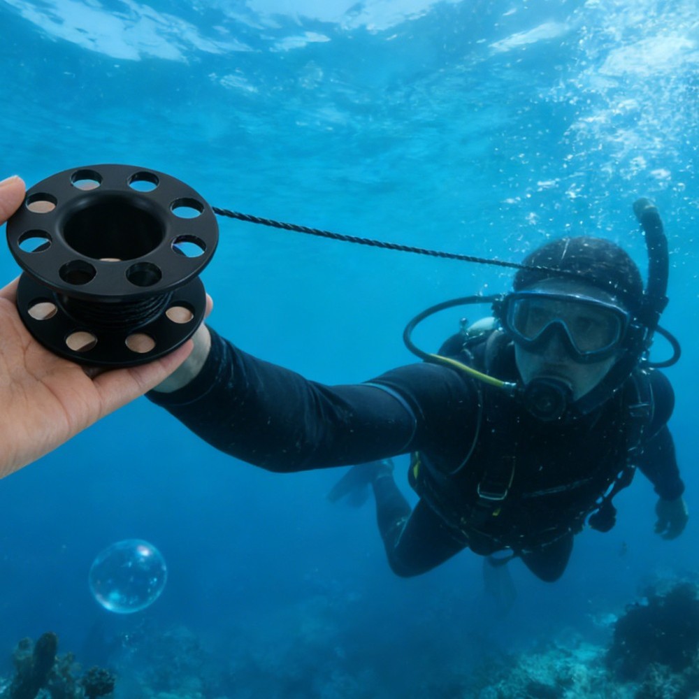 Diving Technical Reel Scuba Replacement Wheel Reels Divers Line Tool