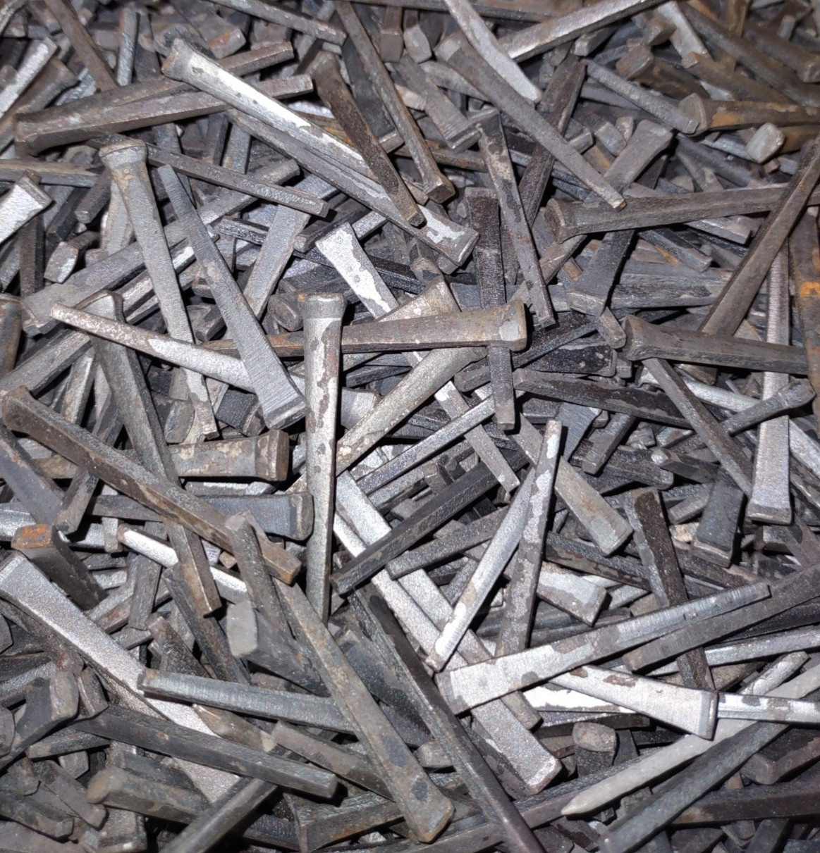 Lot of 30 pcs. Square Cut 2" Nails Vintage Old Unused