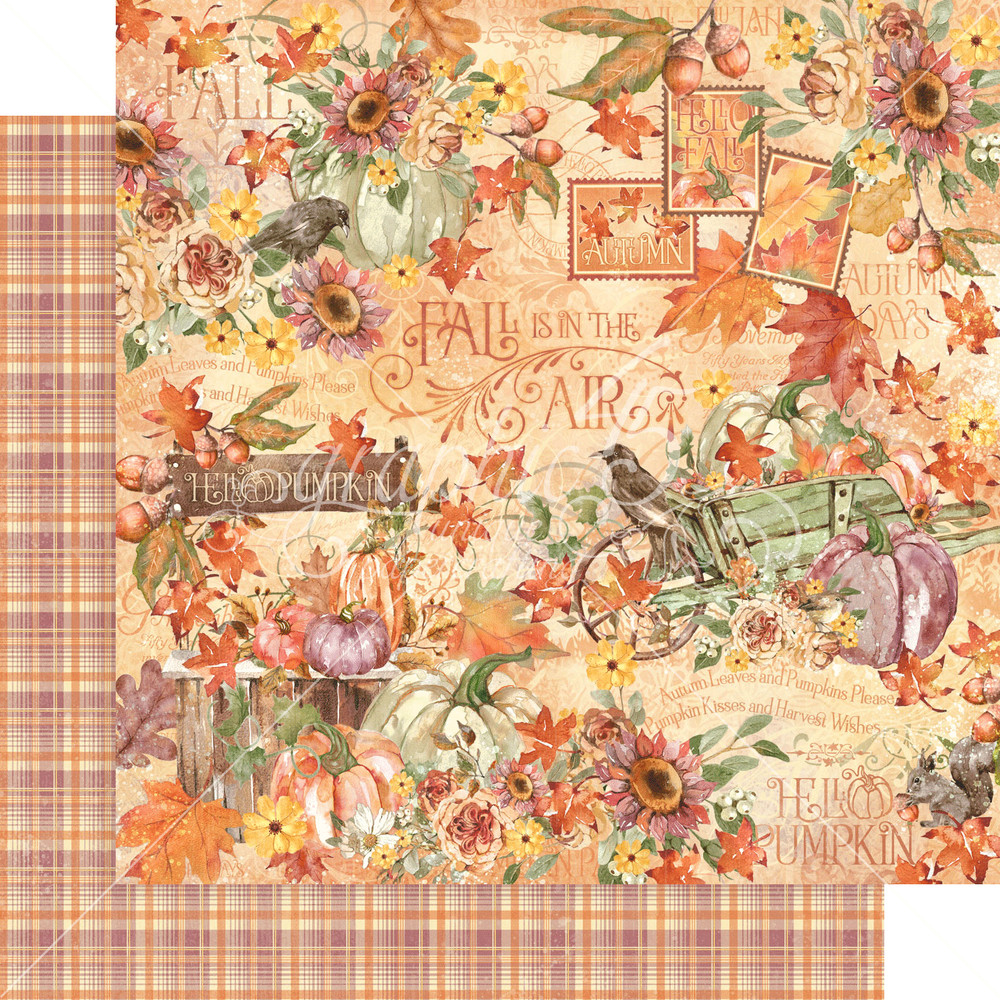 GRAPHIC 45 *HELLO PUMPKIN* COMPLETE COLLECTION PACKAGE~ FALL GORGEOUS SHIPS FREE
