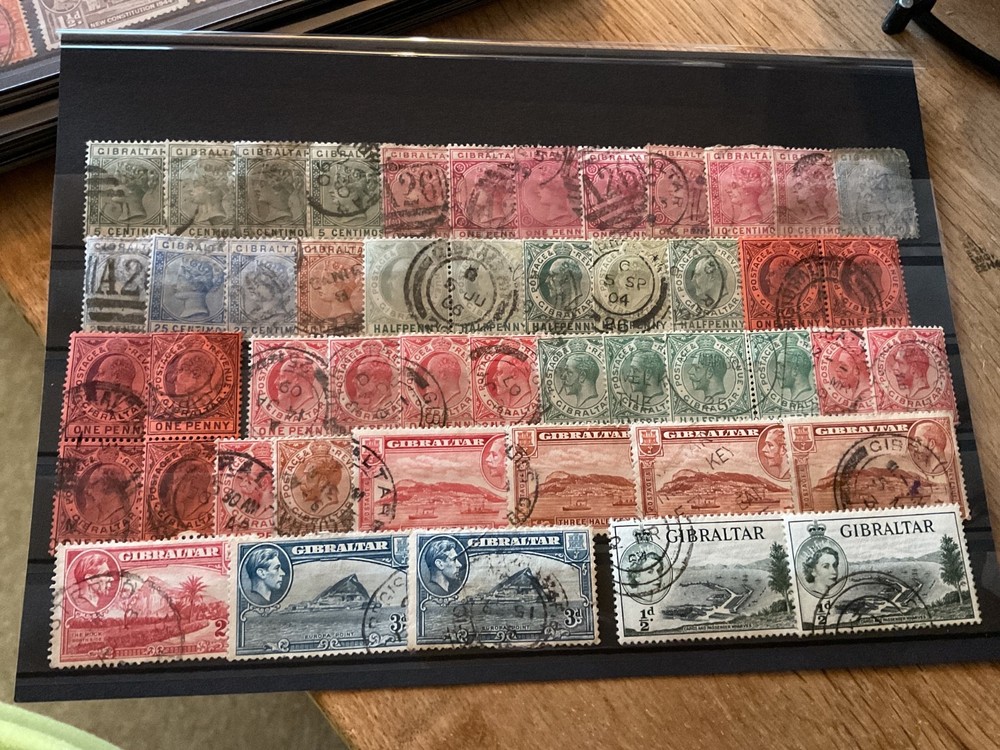 Gibraltar mounted mint or used stamps  B1837