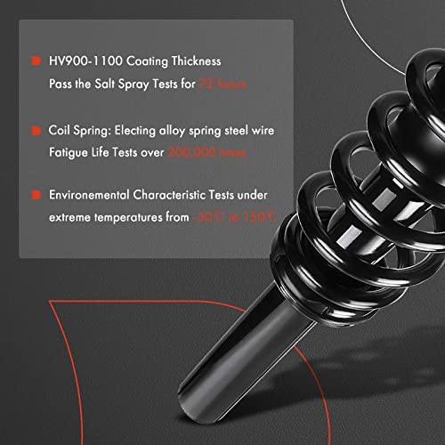 Front Complete Struts Compatible with BMW X5 2007-2013, X6 2008-2014 - 2x